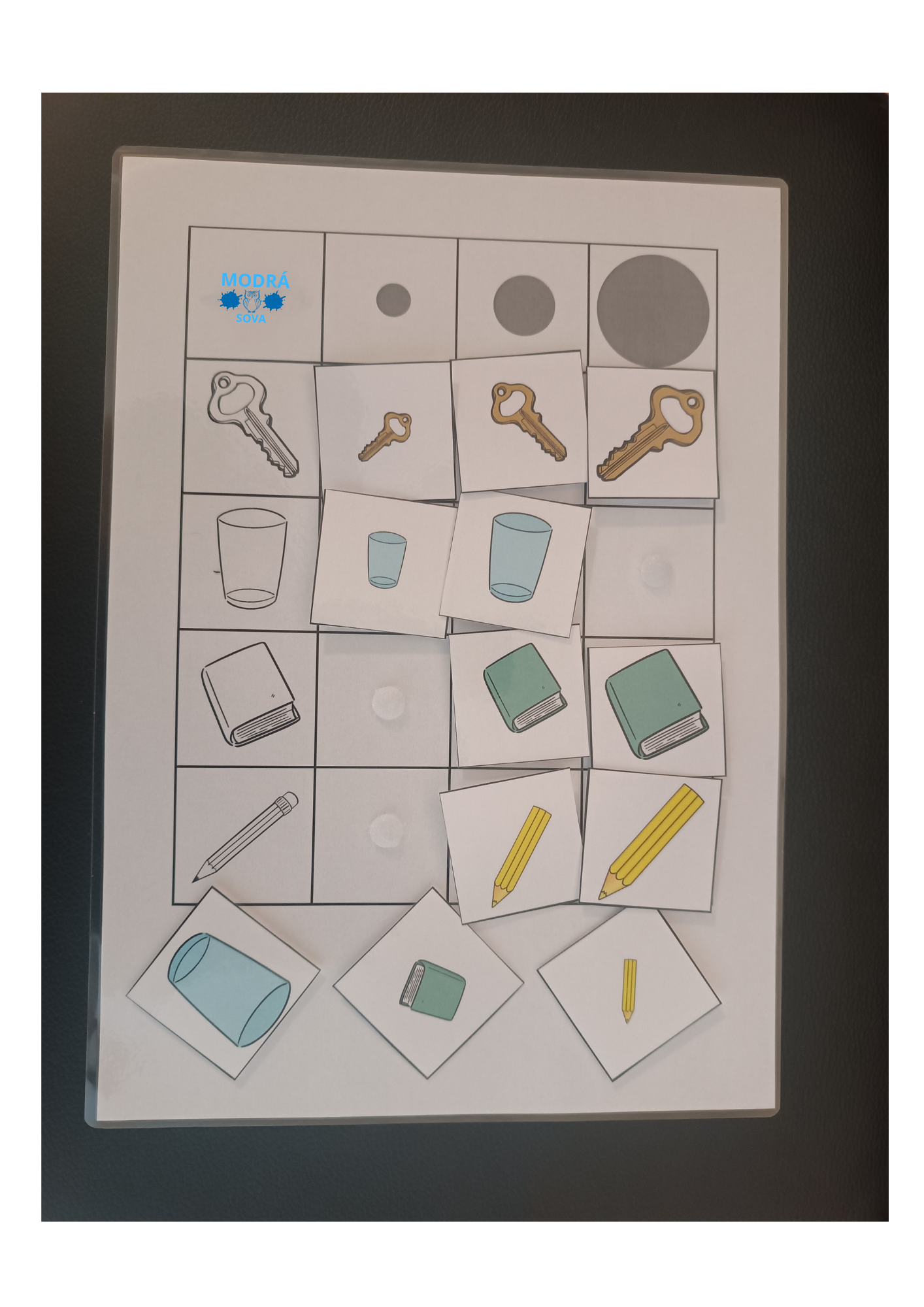 Velikost, pojmy malý, velký a porovnávání (36 karet)